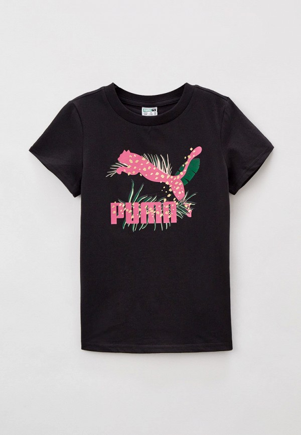

Футболка PUMA, Черный, CLASSICS VACAY QUEEN Graphic Tee G PUMA