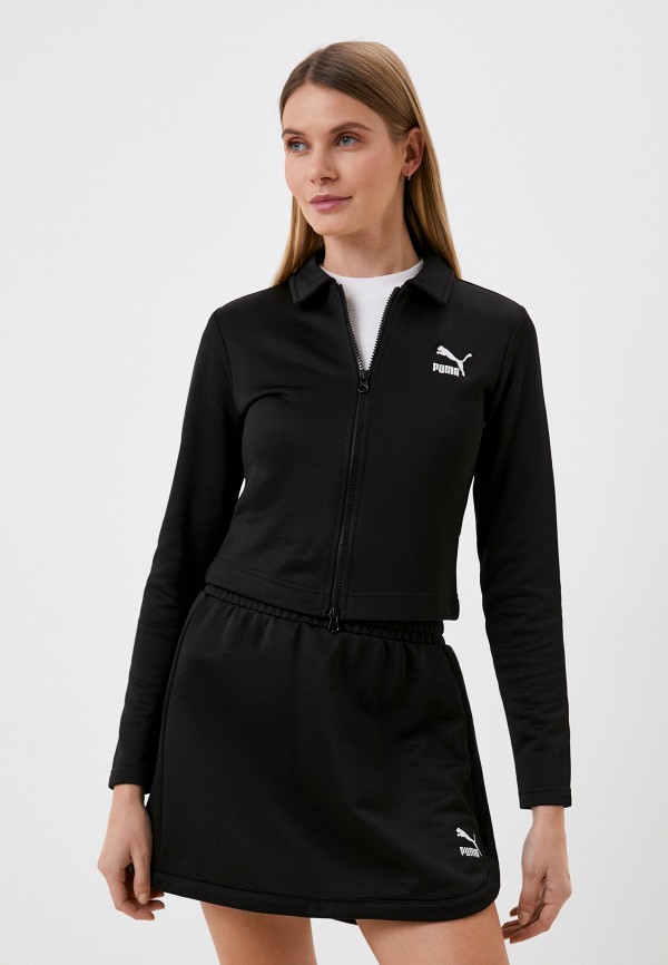 

Олимпийка PUMA, Черный, CLASSICS Long Sleeve Cropped Shirt PUMA
