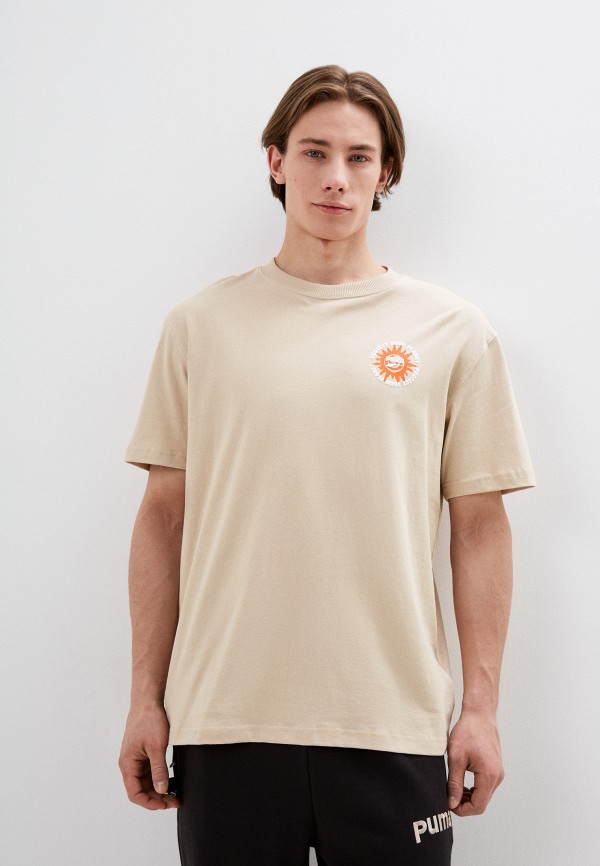 

Футболка PUMA, Бежевый, DOWNTOWN Graphic Tee Granola