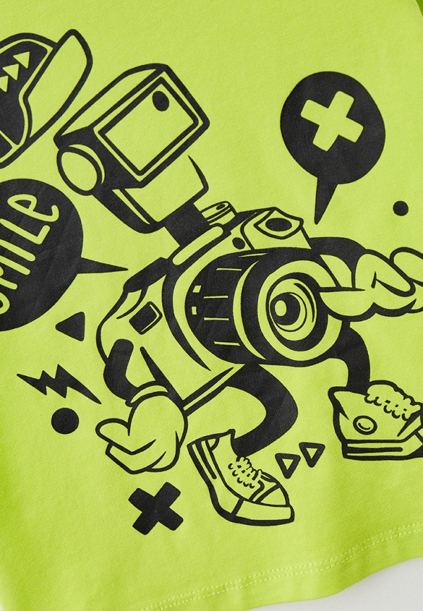 Футболка Button Blue зеленый, размер 128, фото 3