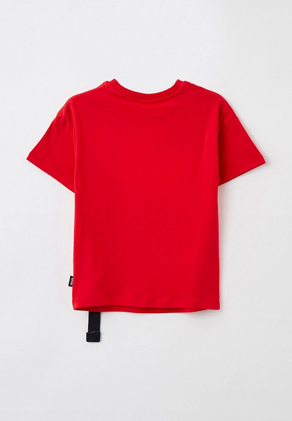 Футболка Button Blue красный, размер 104, фото 2