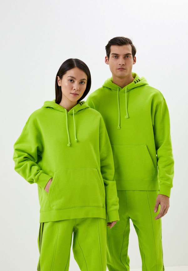 Худи adidas Originals зеленого цвета