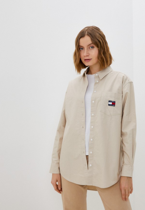 

Рубашка Tommy Jeans, Бежевый