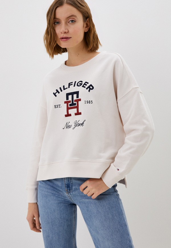 Свитшот Tommy Hilfiger бежевый WW0WW39188 RTLACK114701