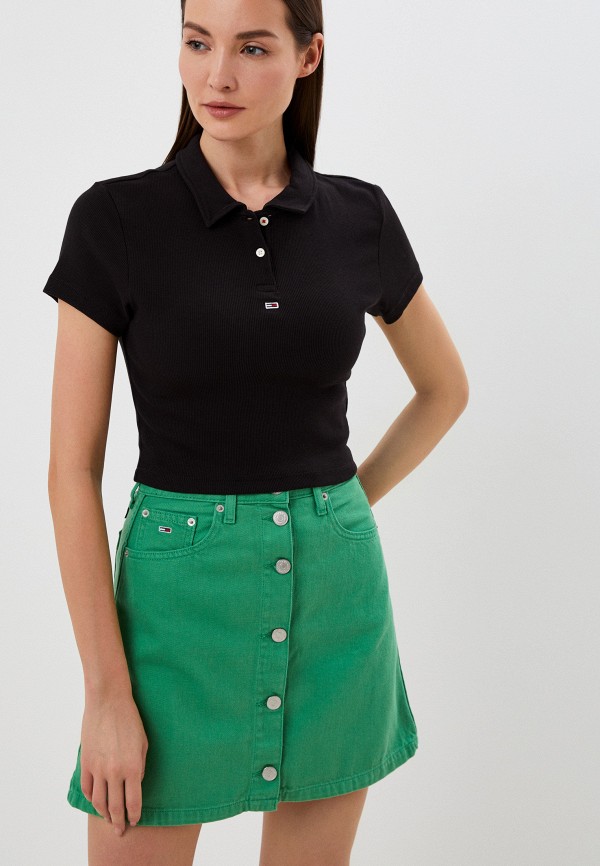 

Поло Tommy Jeans, Черный