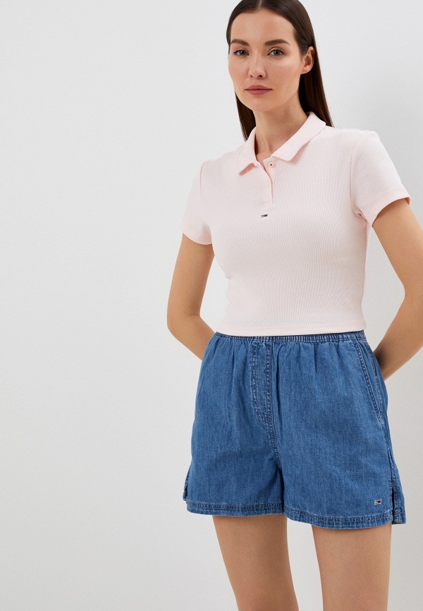 

Поло Tommy Jeans, Розовый