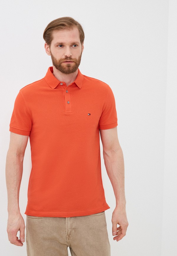 

Поло Tommy Hilfiger, Оранжевый