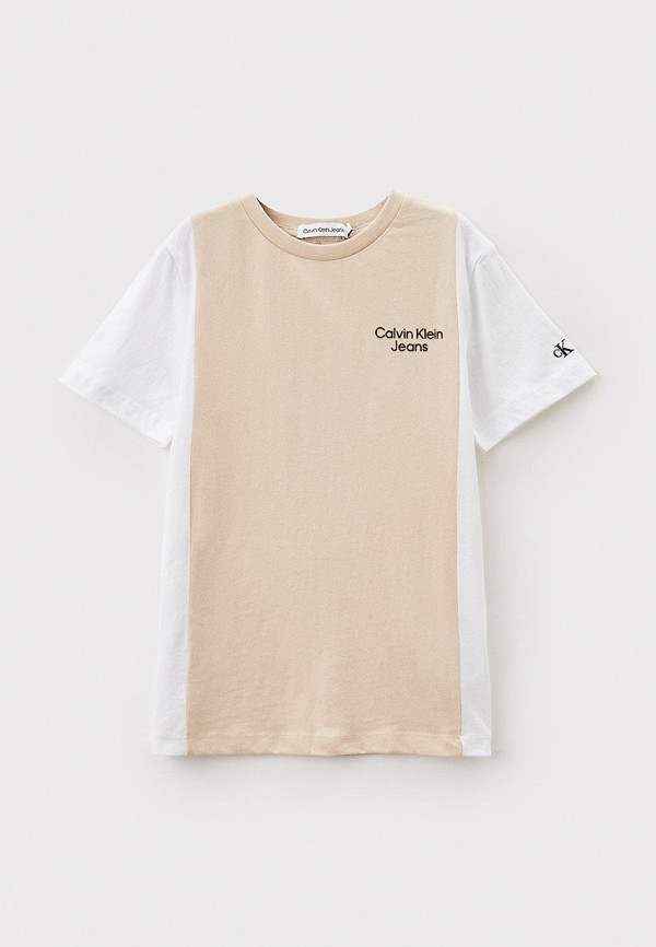 

Футболка Calvin Klein Jeans, Бежевый