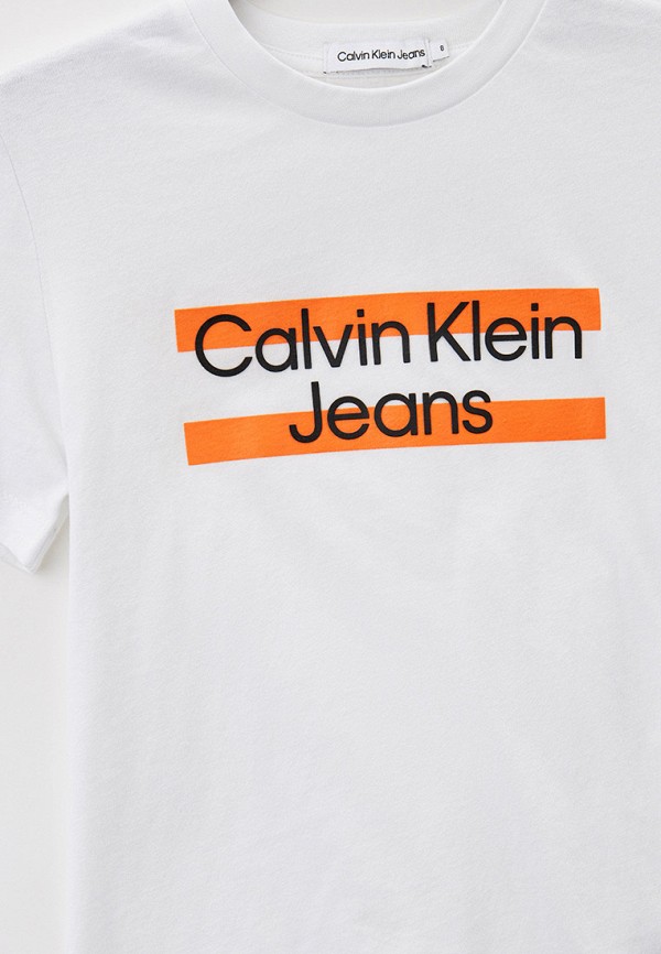 Футболка для мальчика Calvin Klein Jeans IB0IB01647 Фото 3