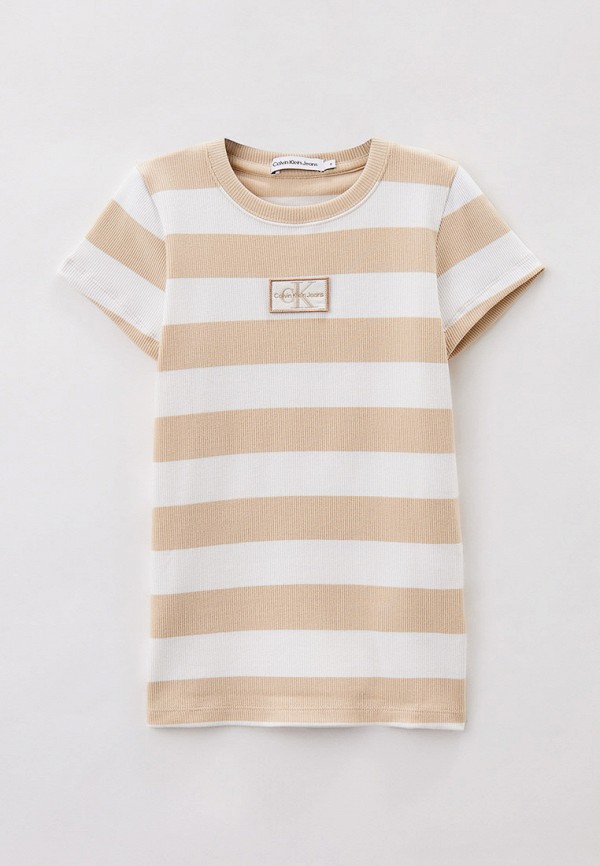 

Футболка Calvin Klein Jeans, Бежевый