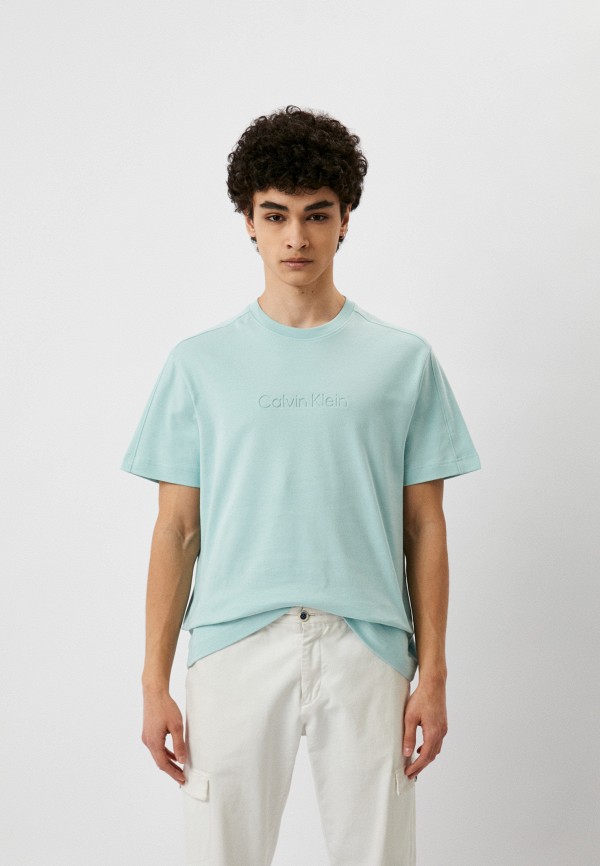 

Футболка Calvin Klein, Бирюзовый