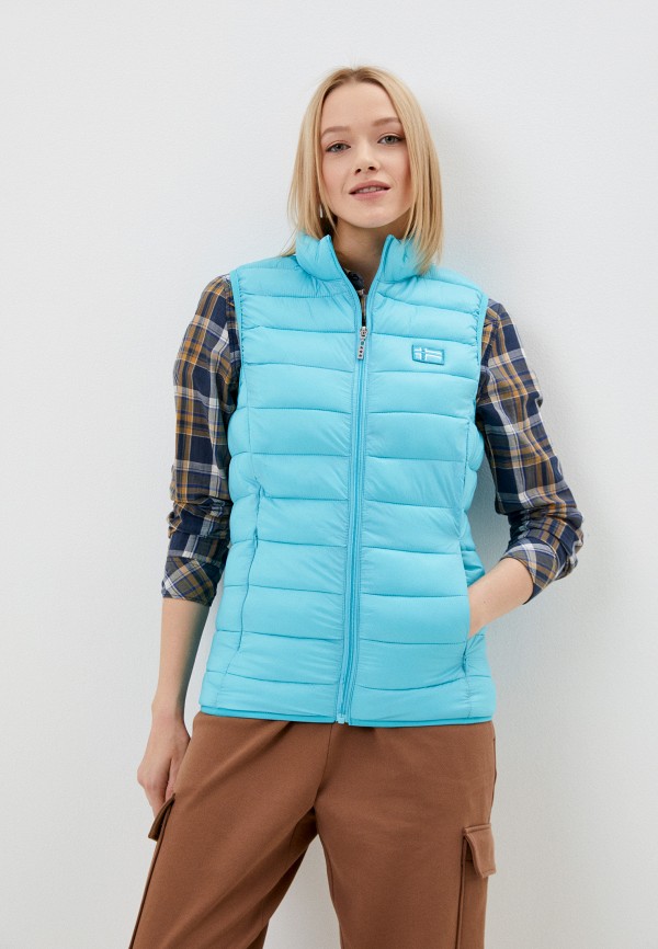 

Жилет утепленный Scuola Nautica Italiana, Голубой, BASIC GILET WOMAN