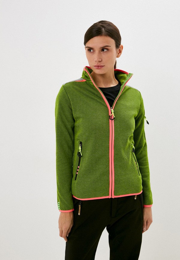 

Олимпийка Scuola Nautica Italiana, Зеленый, KNIT FLEECE WOMAN