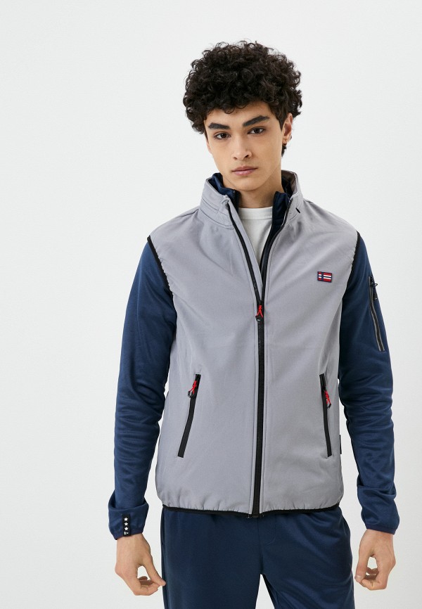 

Жилет утепленный Scuola Nautica Italiana, Серый, SOFT SHELL VEST MAN