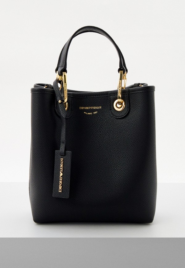 

Сумка, косметичка и брелок Emporio Armani, Черный