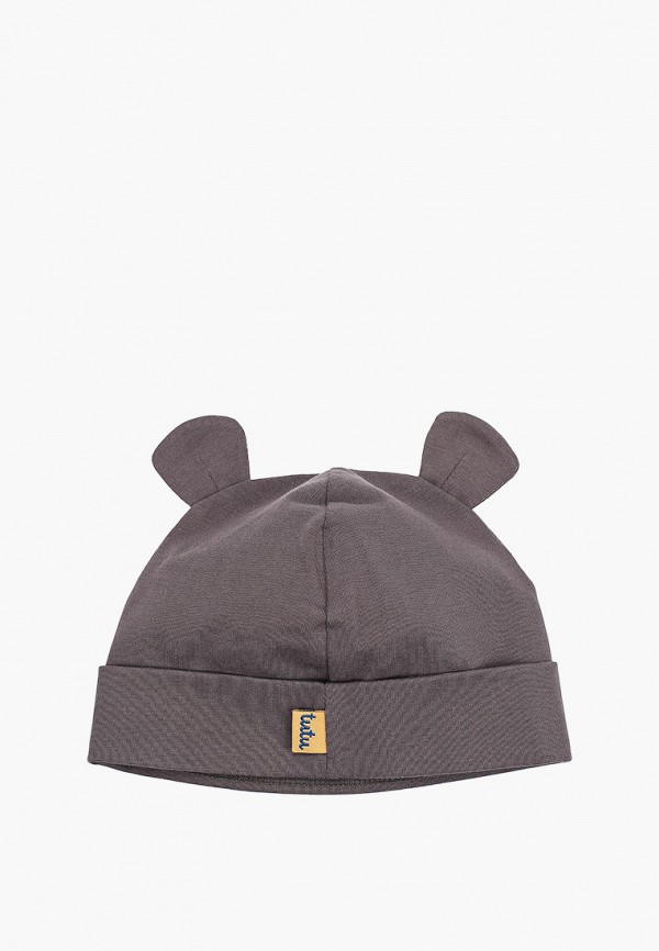 Шапка TuTu серый, размер 40, фото 2