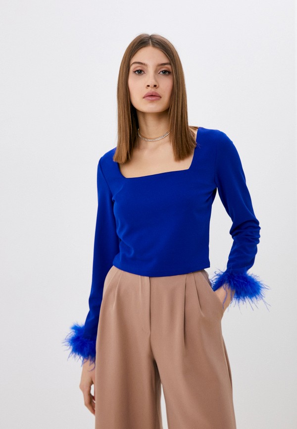 Блуза By Swan синего цвета
