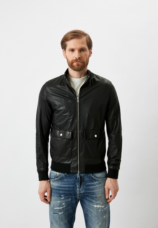 

Куртка кожаная Blouson, Черный