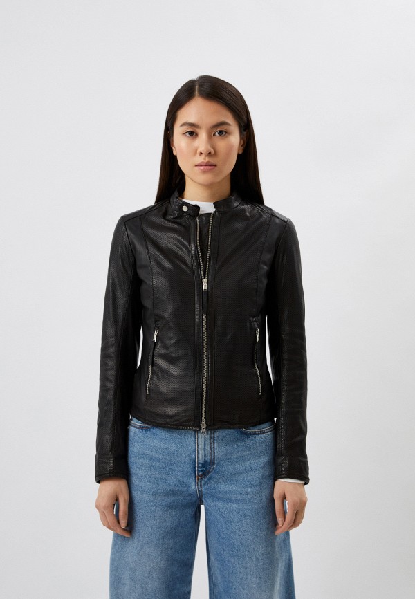 

Куртка кожаная Blouson, Черный