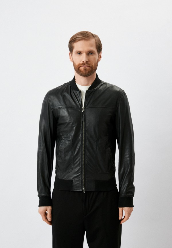 

Куртка кожаная Blouson, Черный