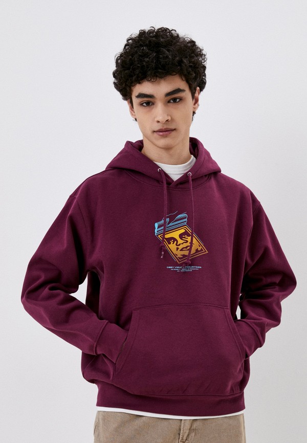 

Худи Obey, Бордовый