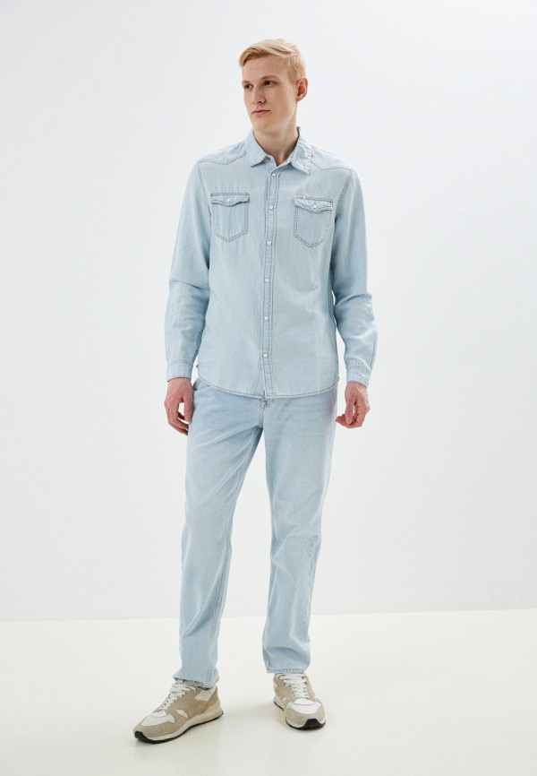 фото Рубашка джинсовая guess jeans