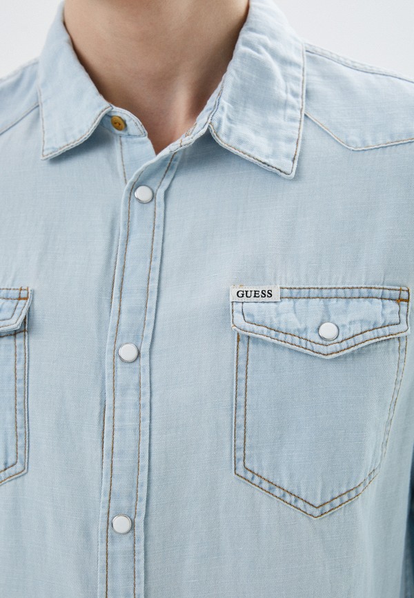 фото Рубашка джинсовая guess jeans