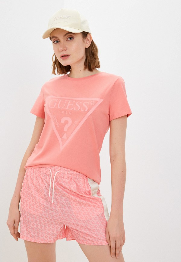 

Футболка Guess, Розовый, ADELE