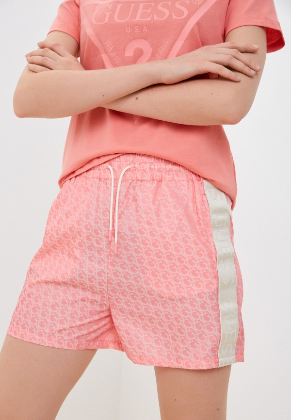 

Шорты спортивные Guess, Розовый, ALETHEA