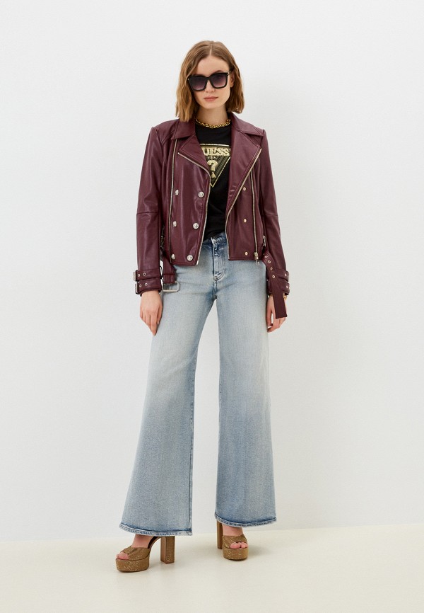 фото Куртка кожаная guess jeans