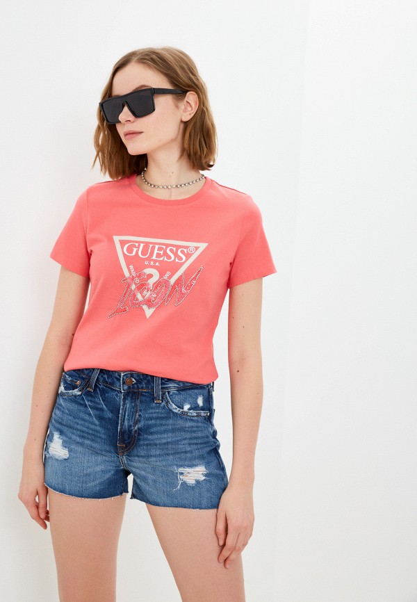 

Футболка Guess, Розовый
