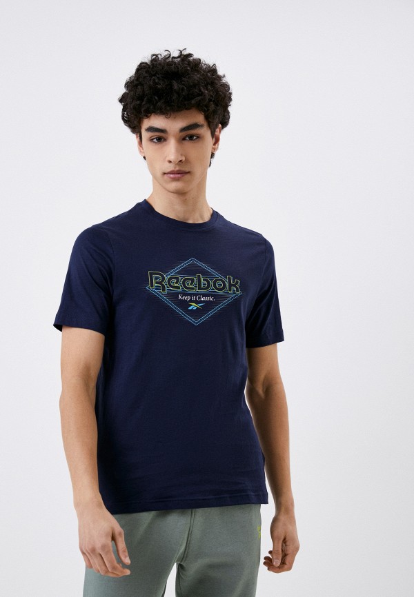 

Футболка Reebok, Синий, GS KEEP IT CLASSIC SS