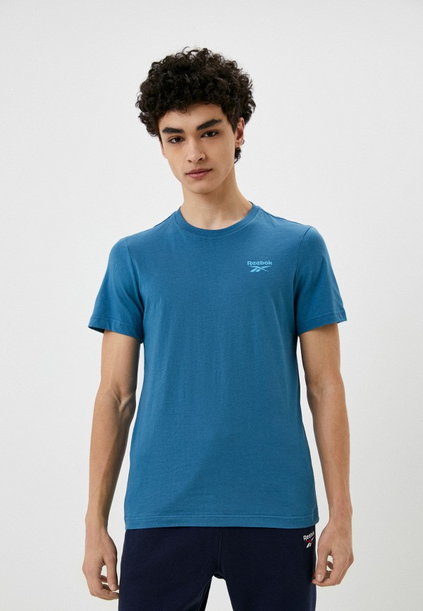 

Футболка Reebok, Синий, RI LEFT CHEST LOGO TEE