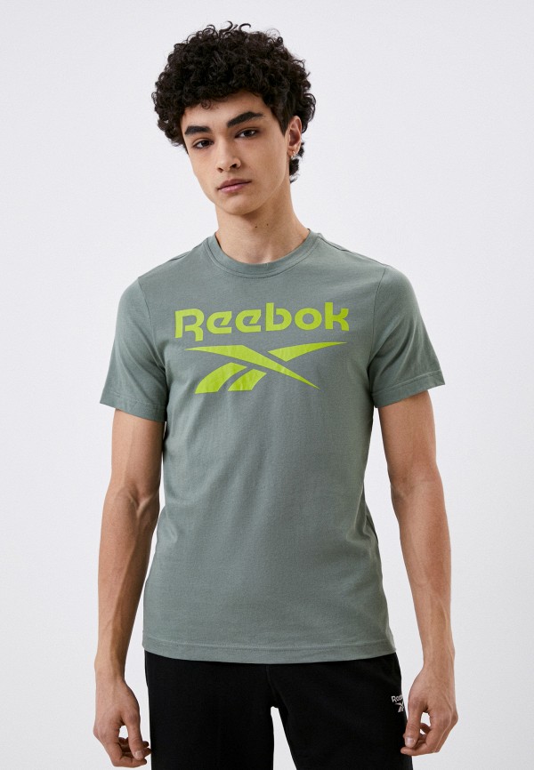 

Футболка Reebok, Зеленый, RI BIG LOGO TEE