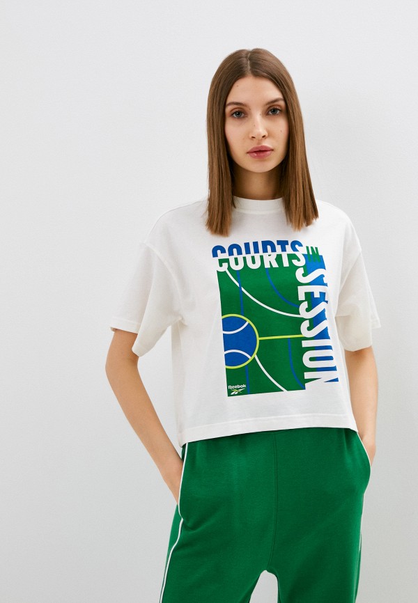 

Футболка Reebok, Белый, TE GRAPHIC TEE - VERBIAGE