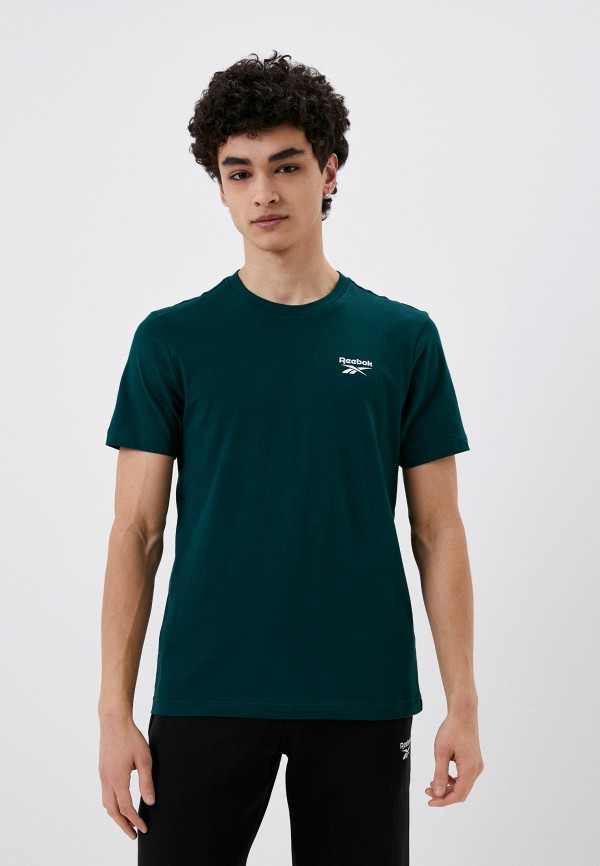 

Футболка Reebok, Бирюзовый, RI LEFT CHEST LOGO TEE