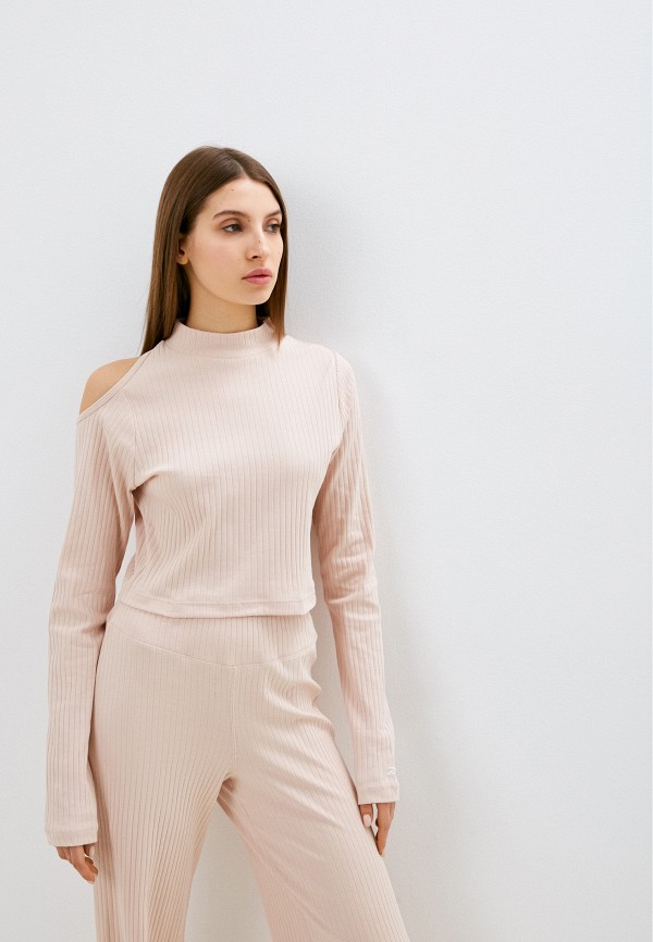 

Топ Reebok, Бежевый, YOGA RIB LONG SLEEVE