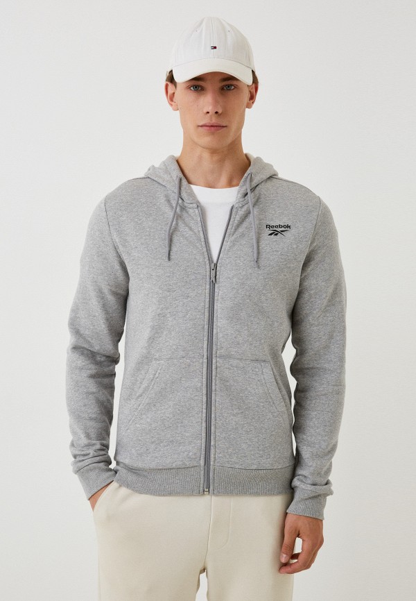 

Толстовка Reebok, Серый, RI LEFT CHEST LOGO FZ