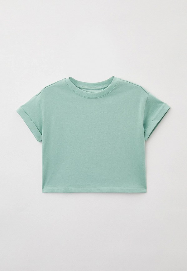 

Футболка UNIQLO, Бирюзовый, укороченная AIRism с хлопком