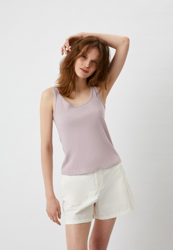Майка UNIQLO розовый, размер 46, фото 4