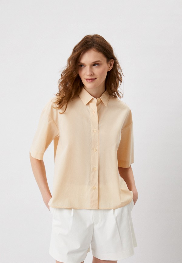

Рубашка UNIQLO, Желтый, из хлопка
