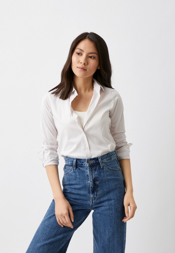 

Рубашка UNIQLO, Белый, из хлопка SUPIMA