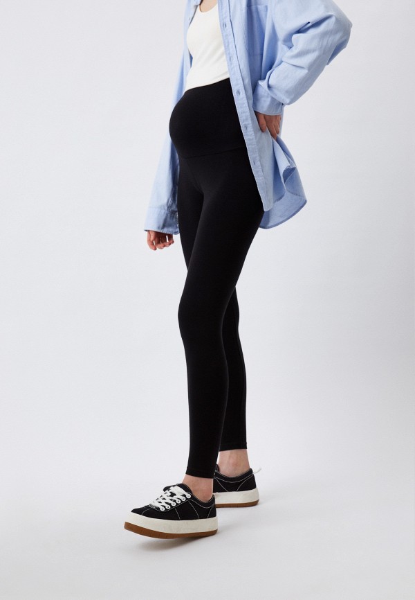 

Леггинсы UNIQLO, Черный, для беременных