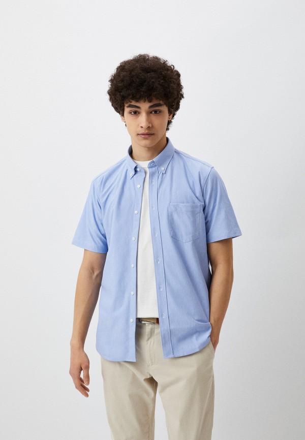 

Рубашка UNIQLO, Голубой, DRY NON IRON
