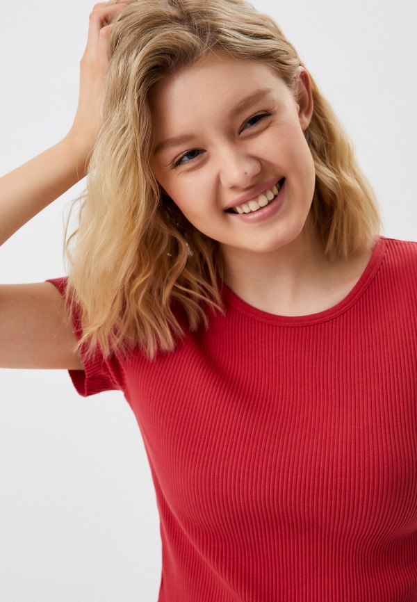 Топ UNIQLO красный, размер 46, фото 4