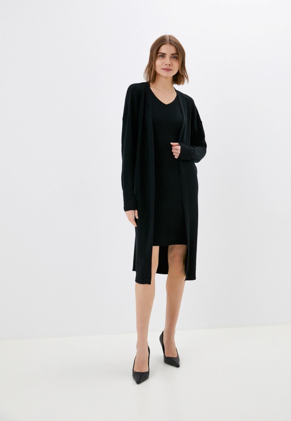 

Платье и кардиган UnicoModa, Черный