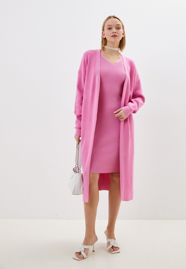

Платье и кардиган UnicoModa, Розовый