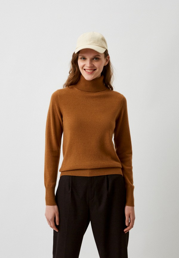 

Водолазка UNIQLO, Коричневый, из кашемира