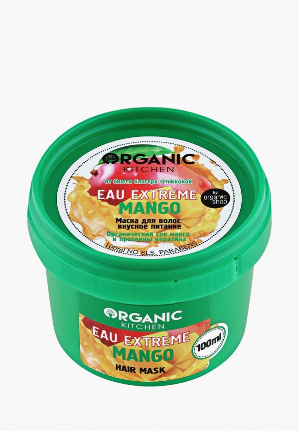 

Маска для волос Organic Kitchen, Прозрачный
