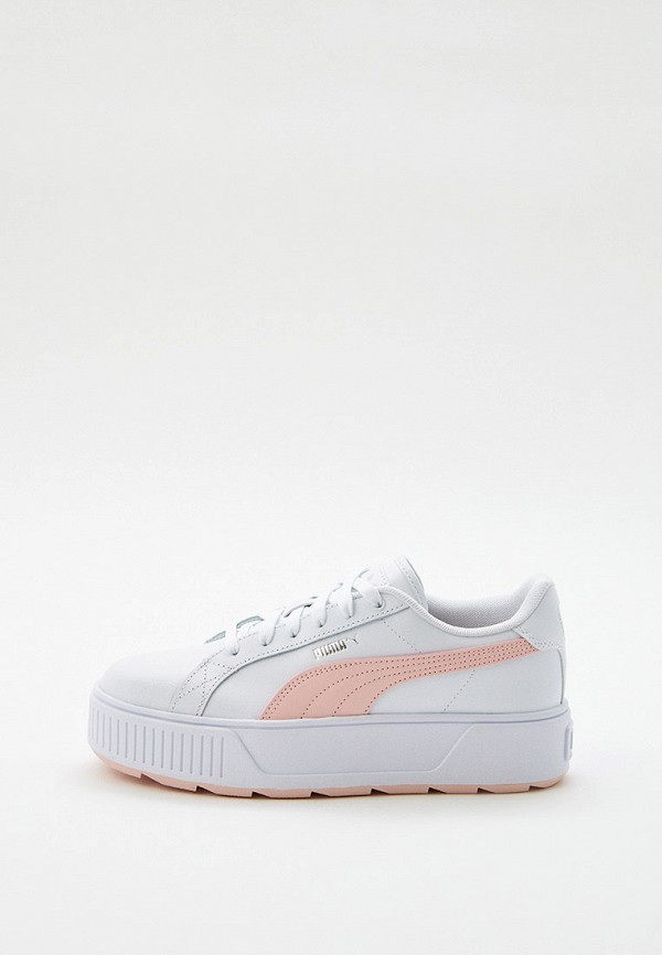 

Кеды PUMA, Белый, Karmen L PUMA White-Rose Dust-PUMA Silve